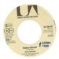 7 Vinyl Gerry Rafferty - Baker Street ( Ohne Cover )