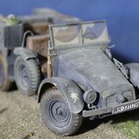 Maßstab 1:35 Tamiya Krupp Protze gebaut + gealtert