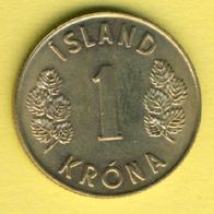 Island 1 Krona 1974 Top