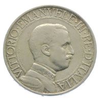 Italien Silber 1 Lira 1913 R "Streitwagen Quadriga" Vittorio Emanuele III.