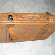alter Koffer braun Leder ca.70x45