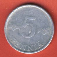 Finnland 5 Penniä 1978