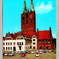 2494) BRD (DDR-Zeit) - Stendal - Marktplatz, Marienkirche