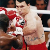 Boxen: Wladimir Klitschko - orig. sign. Grossfoto