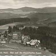 alte AK Masserberg 1959, Ort und Meuselbacher Kuppe