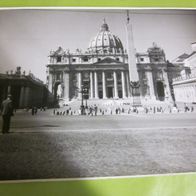 Vatikan Petersplatz Fotographie- alt und einzigartig - ca.- 24 x 18 cm