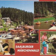 alte AK Saalburg Saale, Märchenwald