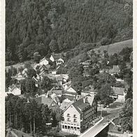 alte AK Treseburg Bodetal Harz 1962, Blick vom weißen Hirsch