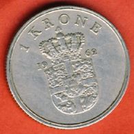 Dänemark 1 Krone 1962