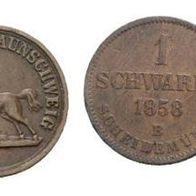 Altdeutschland Lot 3 Kleinmünzen, Frankfurt, Braunschweig und Oldenburg