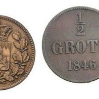 Altdeutschland Lot 3 Kleinmünzen, Oldenburg, Sachsen und Bayern