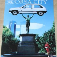 Prospekt Opel Corsa City 1989