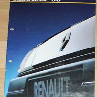 Prospekt Renault Programm 1990 5 19 21 25 Espace Alpine