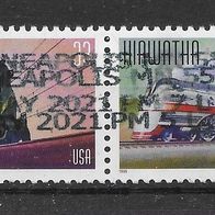 05) USA 1999 Eisenbahn Mi. Nr. 3162/63 waagr. Paar gestempelt