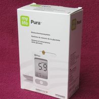 MYLIFE Pura Blutzucker Messsystem incl. Tasche mmol/l Autocodierung Messgerät