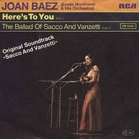 7"BAEZ, Joan/ Morricone · Here´s To You (ST RAR 1971)