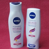 Nivea Shampoo + Spülung Anti-Spliss Reparatur + Pflege Babassu-Öl strapaziertes