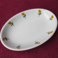 NEU Seifenschale Seifenablage oval Porzellan Keramik Blumen Landhausstil Vintage