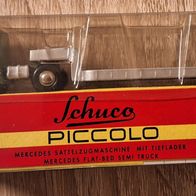 Schuco Piccolo 01291 MB Zugmaschine mit Tieflader