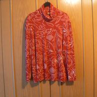 Damen-Shirt / Bluse XL Marke: Kim&Co. Farbe: rot mit weißem Blumenmuster