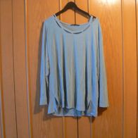 Damen-Shirt / Bluse mit Perlen XXL Marke: Citiknits. Farbe: hellblau Neu