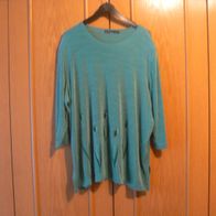 Damen-Shirt / Bluse XXL Marke: Citiknits. Farbe: grün mit Blumenmotiv