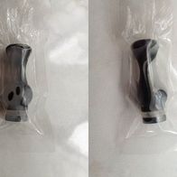 Drip Tip - Mundstück in Weiß-Schwarz "Ming Vase" für 510 oder 901 * * * Neu * **