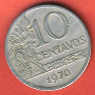 Brasilien 10 Centavos 1970