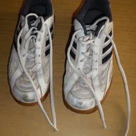 Hallenschuhe, Schuhe, Turnschuhe, Gr. 36, weiß, adidas