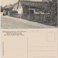 Ferch-Schwielochsee-AK-um 1915 Dorfstraße Reklame Gasthaus zur Erholung Erh.1