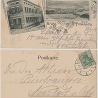 Freienorla-AK-1904 Saale Holzland Kreis Thür. Gasthaus E. Schmeisser, Erhaltung1
