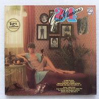 24 Große Chansons , 2 LP Album Philips Records