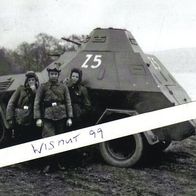 KVP-Foto DDR Volkspolizei Oldtimer IFA LKW Sonder-Kfz 1 Spähwagen Schützenpanzer