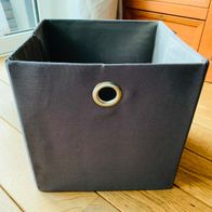 grauer Aufbewahrungskorb, Faltkorb, Regalbox, Staubox, Faltkiste