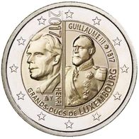 2 Euro Münze Luxemburg 200. Geburtstag von Guillaume III. 2017 BU