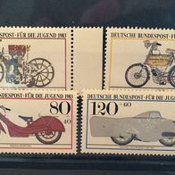 Bund MiNr. 1168-1171 Jugend hist. Autos kpl. postfr. (1171 besch.) M€ 5,50 #38