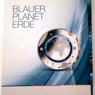 5 Euro Blauer Planet Erde 2016 + 10 Silbermedallien + Goldmünze im Folder mit allen