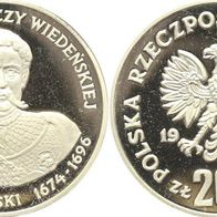 Polen Silber PP 200 Zlotych 1983 "Jan III. Sobieski" Rar !!! Nur 11 000 Exempl.
