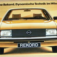 Prospekt Opel Rekord 1977