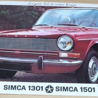 Prospekt Simca 1301/1501 1967