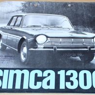 Prospekt Simca 1300 1963