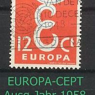 Europa-Gemeinschaftsausgaben (CEPT) Jahr 1958 - Niederlande Mi. Nr. 718 o <