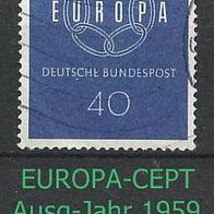 Europa-Gemeinschaftsausgaben (CEPT) Jahr 1959 - Bundesrepublik Mi. Nr. 321 o <