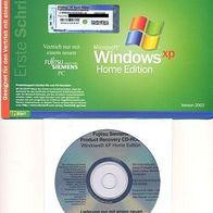 Win XP Home - Fujitsu Recovery CD ROM - Key - Handbuch