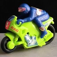 Ü-Ei Motorrad 2003 - Stunt Biker - Modell in grün + BPZ 2S 369