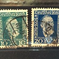 DR MiNr. 368-369 Weltpostverein kpl. gestempelt M€ 1,40 #D0310c