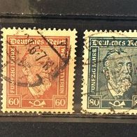 DR MiNr. 362-363 Heinrich von Stephan kpl. gestempelt M€ 3,00 #D0311a