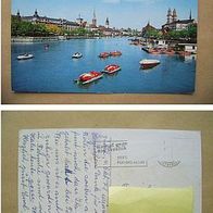 Zürich, Limmat mit Fraumünster, St. Peter und Großmünster - [1971] - (D-H-CH53)
