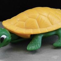 Ü-Ei Spielzeug 1996 - Flinke Füße auf Futtersuche - Carla die Schildkröte - gelb