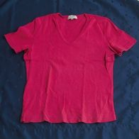 Joy Kurzarm T-Shirt rot Gr. 38 V-Ausschnitt